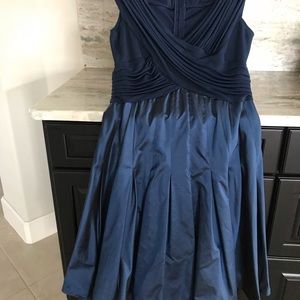 Royal blue cocktail dress